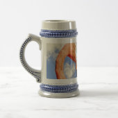 Caribische flamingo liefde hart bierpul (Links)