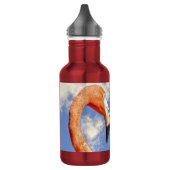 Caribische flamingo liefdeshart waterfles (Links)