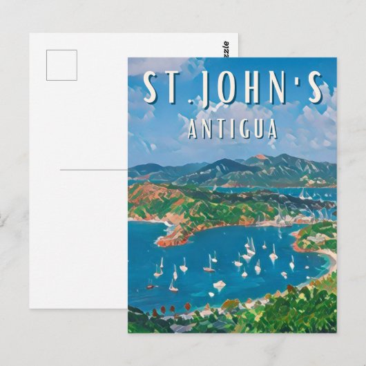 Caribische Joyau Briefkaart (Voorkant / Achterkant)