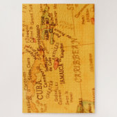  Caribische kaart Jamaica Jigzaag Puzzle Legpuzzel (Verticaal)