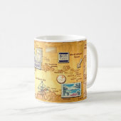 Caribische kaart koffiemok (Voorkant rechts)