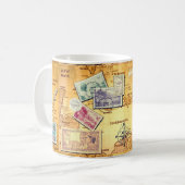 Caribische kaart koffiemok (Voorkant links)