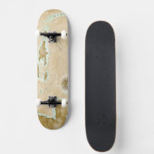  Caribische kaart Persoonlijk Skateboard (Voorkant)