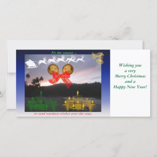 Caribische kerstkaart