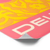 Caribische Kunstprint Delta Airlines Reisposter Poster (Hoek)