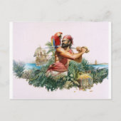 Caribische piraat briefkaart (Voorkant)