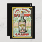  Caribische rum eind jaren 1800 Briefkaart (Voorkant / Achterkant)