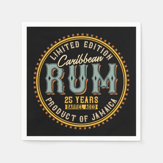 Caribische Rum Servet (Voorkant)