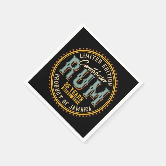 Caribische Rum Servet (Hoek)