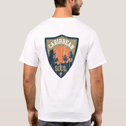 Caribische sol t-shirt (Achterkant)