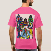Caribische strijdmacht t-shirt (Achterkant)