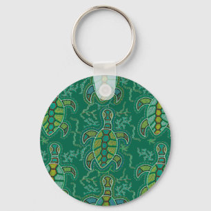 Caribische Tortuga Sleutelhanger