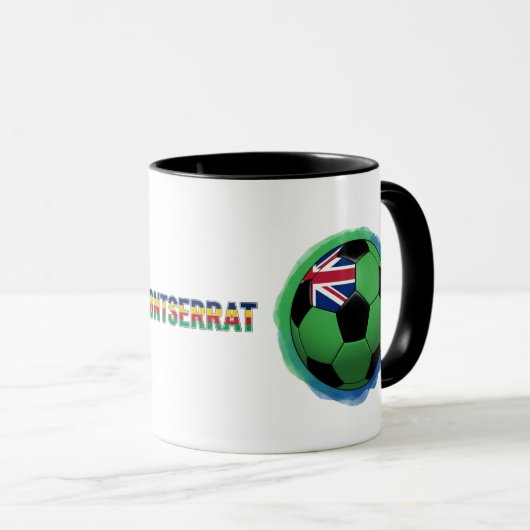 Caribische Voetbal – Montserrat Editie Mok (Voorkant rechts)
