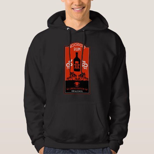 Caribische Voodoo Rum Hoodie (Voorkant)