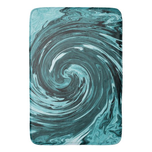 Caribische wilde wateren.... badmat (Voorkant Verticaal)