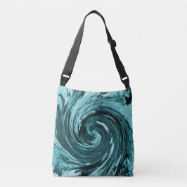 Caribische wilde wateren.... crossbody tas