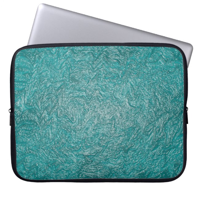 Caribische wilde wateren.... laptop sleeve (Voorkant)