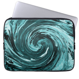 Caribische wilde wateren.... laptop sleeve