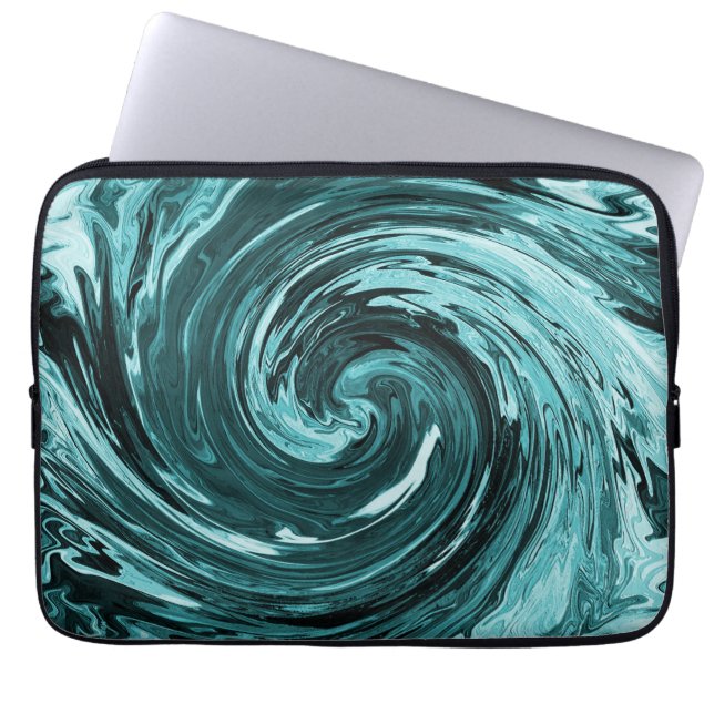 Caribische wilde wateren.... laptop sleeve (Voorkant)