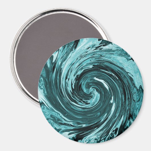 Caribische wilde wateren.... magneet (Voorkant / Achterkant)