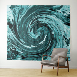 Caribische wilde wateren.... wandkleed