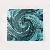 Caribische wilde wateren.... wandkleed (Voorkant (horizontaal))