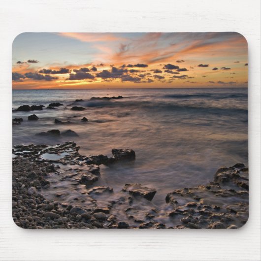 Caribische Zee, Kaaimaneilanden. Brekende golven 2 Muismat (Voorkant)