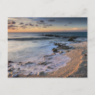 Caribische Zee, Kaaimaneilanden. Brekende golven Briefkaart