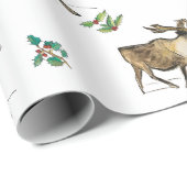 Caribou 001 inpakpapier van Molly Magdalain (Rol Hoek)