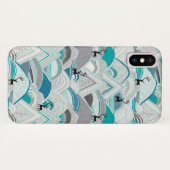 caribou bergt blauw Case-Mate iPhone case (Achterkant (horizontaal))