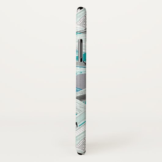 caribou bergt blauw Case-Mate iPhone case (Achterkant / rechts)