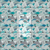 caribou bergt blauw stof (Delen)