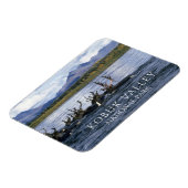 Caribou Crossing Kobuk River, Kobuk Valley Magneet (Linkerzijde)