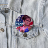 Caribou - Sarah Palin Ronde Button 7,6 Cm (In situ)