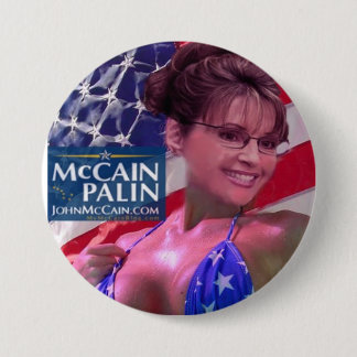 Caribou - Sarah Palin Ronde Button 7,6 Cm