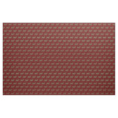 Caribou Silhouetten Rood Stof (Yard (91,4 cm))