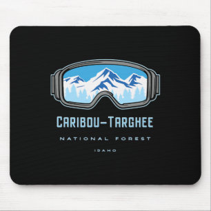 Caribou-targhee Nationaal Bos Idaho Sneeuw Ski Ski Muismat