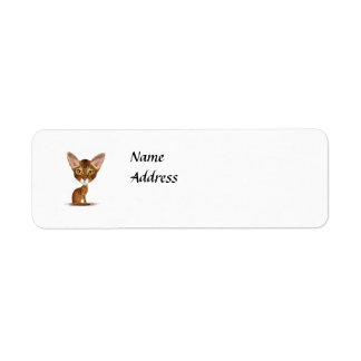 Caricature Abyssinian Etiket
