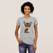 Caricature Abyssinian T-shirt (Voorkant volledig)