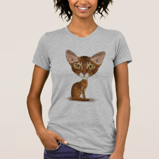 Caricature Abyssinian T-shirt