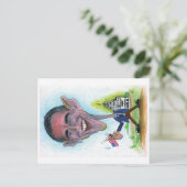 Caricature-Briefkaart Obama Briefkaart (Staand voorkant)