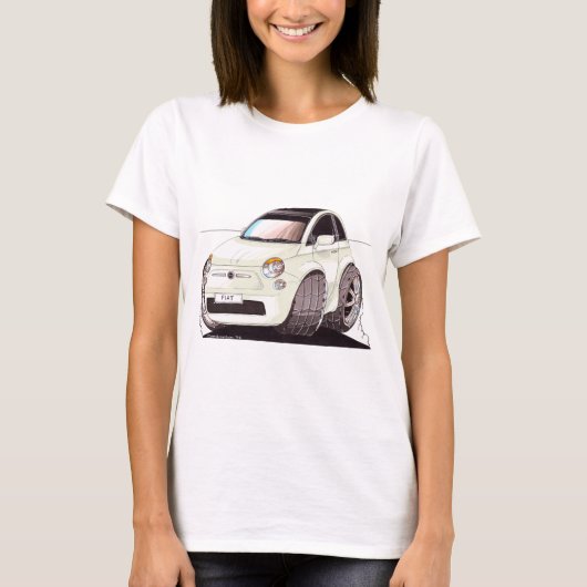 Caricature Fiat 500 Tuning! T-shirt (Voorkant)