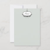 Caricature-Modes ~ Uitnodigingen/RSVP Kaart (Achterkant)