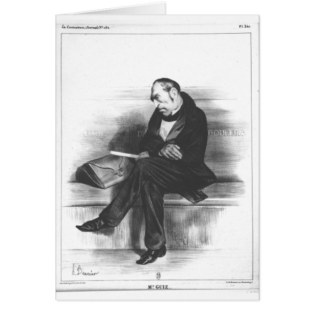 Caricature of Francois Guizot, La (Voorkant)