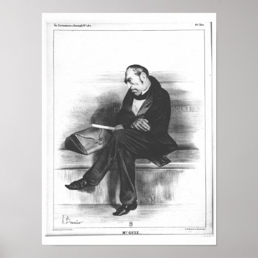 Caricature of Francois Guizot, La Poster (Voorkant)