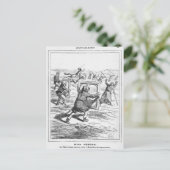 Caricature uit Le Charivari Briefkaart (Staand voorkant)