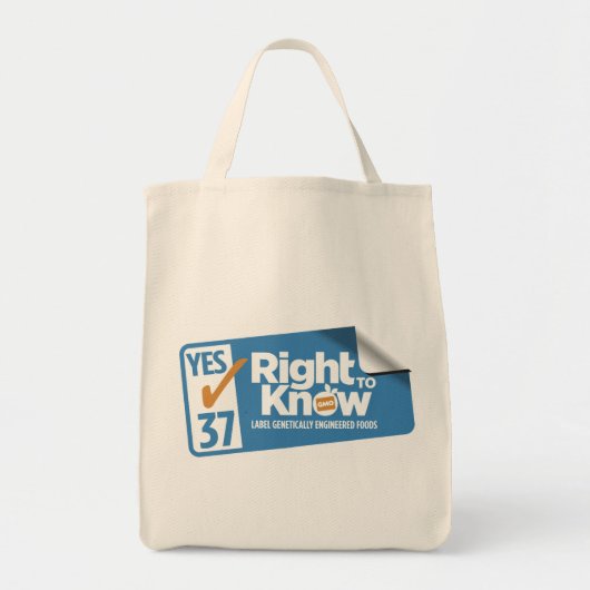 CARightToKnow-winkeltas Tote Bag (Voorkant)