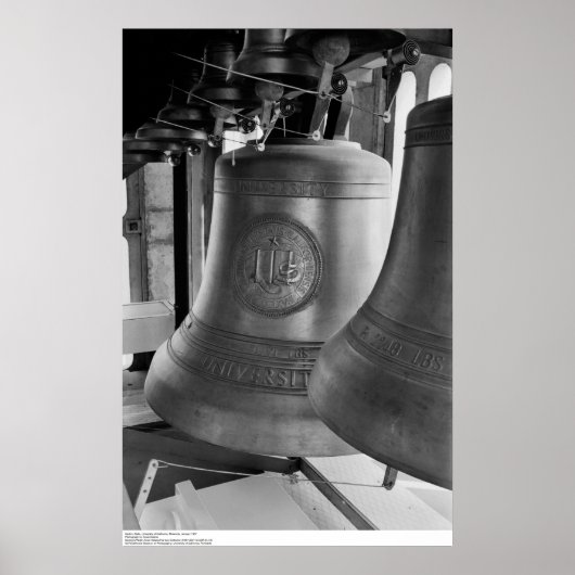 Carillon Bells, UCR, januari 1967 Poster (Voorkant)