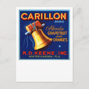 Carillon Brand Florida Grapefruit Briefkaart