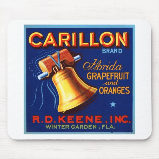 Carillon Brand Florida Grapefruit Muismat (Voorkant)